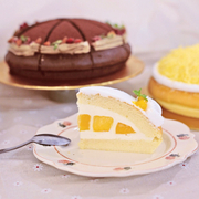 Fresh Mango Cake Pie